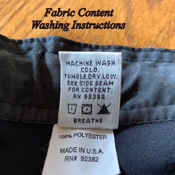 "Prana" black biking capris, EUC, Large - Picture 5 of 16